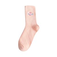 Women's Casual Solid Color Cotton Crew Socks A Pair sku image 3