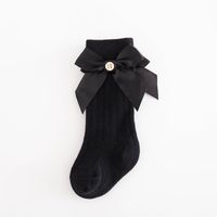 Sweet Solid Color Bow Knot Cotton Baby Accessories sku image 4
