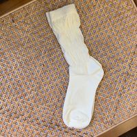 Women's Elegant Basic Solid Color Cotton Crew Socks A Pair sku image 1