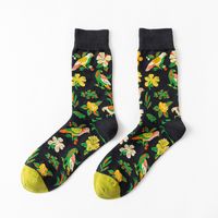 Unisex Streetwear Printing Nylon Cotton Jacquard Crew Socks A Pair sku image 2