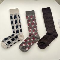 Women's Japanese Style Solid Color Wool Crew Socks A Pair main image 6