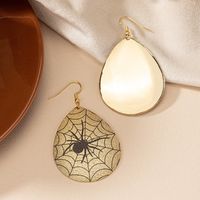 1 Pair Exaggerated Streetwear Spider Spider Web Plating Alloy Drop Earrings main image 9