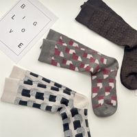 Women's Japanese Style Solid Color Wool Crew Socks A Pair main image 5