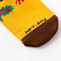 Unisexe Décontractée Vêtement De Rue Dessin Animé Nylon Coton Jacquard Crew Socks Une Paire main image 5