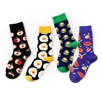 Unisex Casual Streetwear Cartoon Nylon Cotton Crew Socks A Pair main image 2