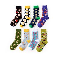 Unisex Casual Streetwear Cartoon Nylon Cotton Crew Socks A Pair main image 1