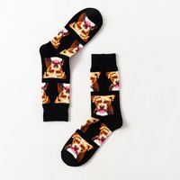 Men's Streetwear Dog Cotton Crew Socks A Pair sku image 5