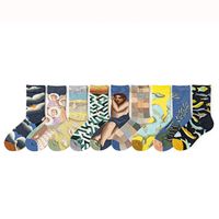 Unisex Casual Streetwear Cartoon Cotton Crew Socks A Pair main image 2