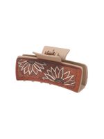 Women's Vintage Style Simple Style Sunflower Pu Leather Hair Claws sku image 4