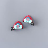 Kid's Cartoon Style Solid Color Cloth Sequins Bowknot Hair Clip sku image 12