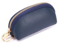 Unisex Solid Color Pu Leather Zipper Coin Purse main image 1