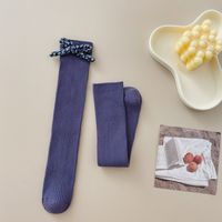 Filles Mignon Style Vintage Pastorale Noeud D'arc Coton Crew Socks 1 Pièce sku image 5