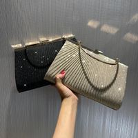 Women's Polyester Solid Color Classic Style Square Lock Clasp Evening Bag main image 1