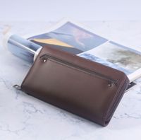 Men's Solid Color Pvc Zipper Handbag main image 3