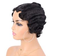 Women's Retro Holiday High Temperature Wire Side Fringe Curls Wigs sku image 1