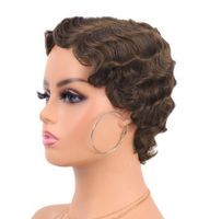 Women's Retro Holiday High Temperature Wire Side Fringe Curls Wigs sku image 3