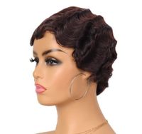 Women's Retro Holiday High Temperature Wire Side Fringe Curls Wigs sku image 4