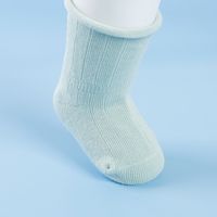 Bébé Général Pastorale Couleur Unie Coton Crew Socks 1 Pièce main image 4