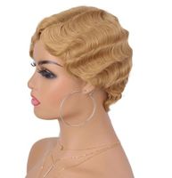 Women's Retro Holiday High Temperature Wire Side Fringe Curls Wigs sku image 8