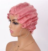 Women's Retro Holiday High Temperature Wire Side Fringe Curls Wigs sku image 12
