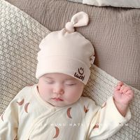 Baby Girl's Baby Boy's Cute Letter Baby Hat sku image 1