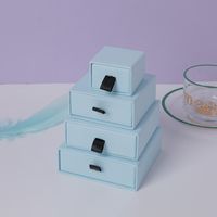 Simple Style Solid Color Paper Flannel Jewelry Boxes main image 3
