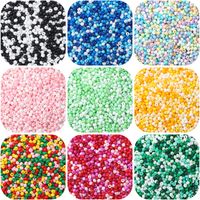 1 Set Glass Solid Color Polished Beads main image 1