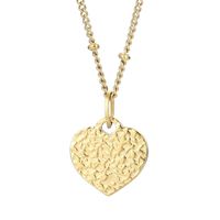 Titanium Steel 18K Gold Plated Simple Style Inlay Heart Shape Resin Pendant Necklace sku image 11