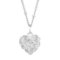 Titanium Steel 18K Gold Plated Simple Style Inlay Heart Shape Resin Pendant Necklace sku image 2