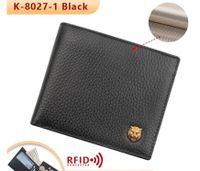 Men's Solid Color Leather Flip Cover Coin Purse sku image 3