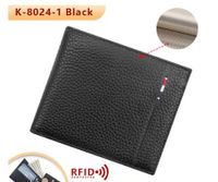 Men's Solid Color Leather Flip Cover Coin Purse sku image 7