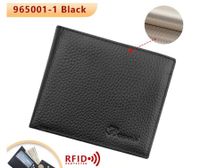 Men's Solid Color Leather Flip Cover Coin Purse sku image 8