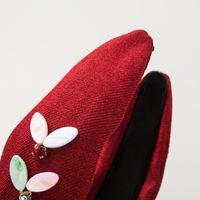 Women's Elegant Vintage Style Classic Style Solid Color Cloth Inlay Resin Rhinestones Hair Band main image 4
