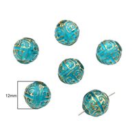 1 Set Diameter 11mm Arylic Solid Color Beads sku image 6