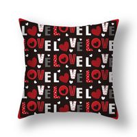 Casual Vacaciones Forma De Corazón Fibra De Piel De Melocotón Fundas De Almohada sku image 10