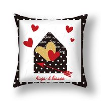 Casual Vacaciones Forma De Corazón Fibra De Piel De Melocotón Fundas De Almohada sku image 13