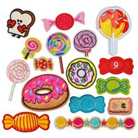 Casual Vacation Toast Popsicle Bite A Cookie Nonwoven Cloth Sticker main image 4