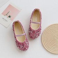 Girl's Vintage Style Solid Color Point Toe Casual Shoes main image 2