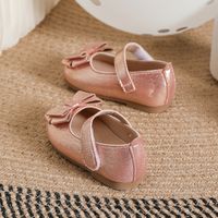 Girl's Basic Solid Color Bowknot Round Toe Flats main image 5