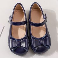 Girl's Vintage Style Solid Color Round Toe Flats main image 5
