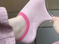 Women's Sweet Solid Color Cotton Ankle Socks A Pair main image 3