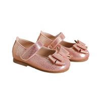 Girl's Basic Solid Color Bowknot Round Toe Flats main image 4