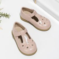 Girl's Basic Vintage Style Solid Color Round Toe Casual Shoes main image 3