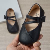 Girl's Basic Solid Color Round Toe Flats main image 5