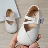 Girl's Basic Solid Color Round Toe Flats main image 4