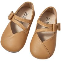 Girl's Basic Solid Color Round Toe Flats main image 3