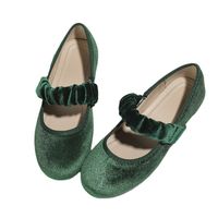 Girl's Basic Solid Color Round Toe Flats main image 3