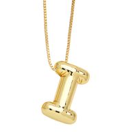 Simple Style Letter Copper Plating Pendant Necklace sku image 9