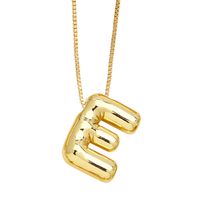 Simple Style Letter Copper Plating Pendant Necklace sku image 5