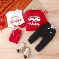 Simple Style Letter Cotton Boys Clothing Sets main image 1